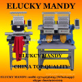 Elucky Computerized embroidery machine price with 7" touch screen for cap t-shirt shoes embroidery